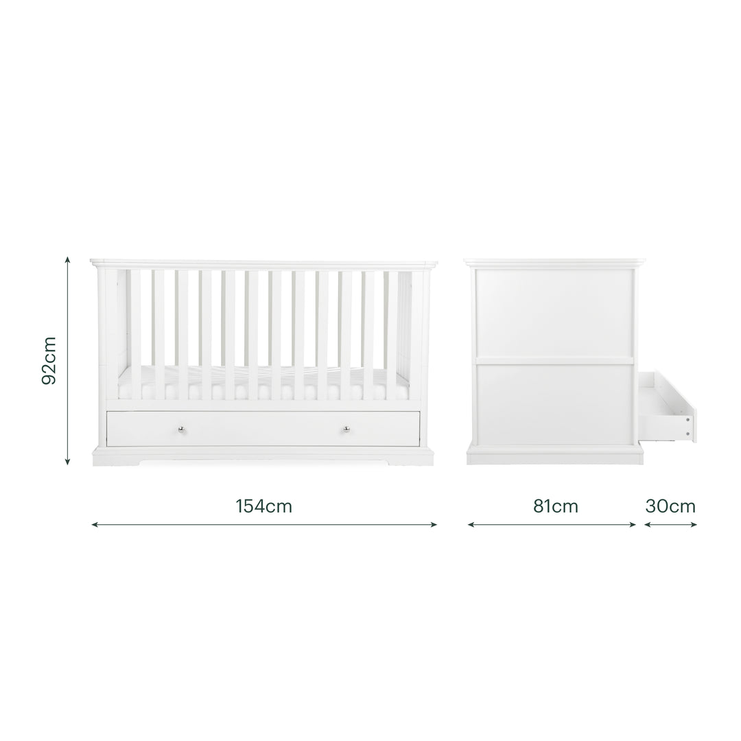 CuddleCo Beaumont Low Cot Bed
