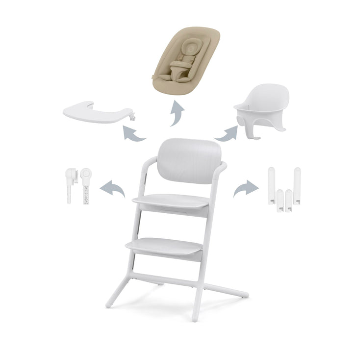 Cybex Lemo 4 in 1 Set - All White