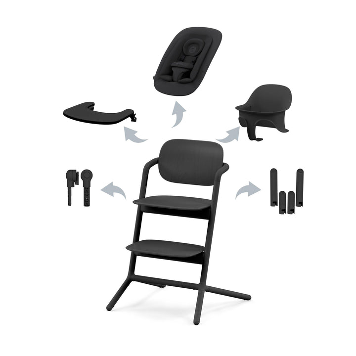 Cybex Lemo 4 in 1 Set - Stunning Black