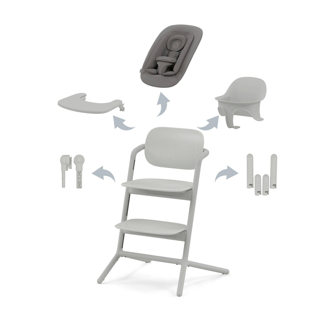 Cybex Lemo 4 in 1 Set - Suede Grey
