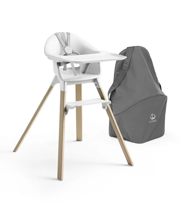 Stokke Clikk Highchair & Free Travel Bag - White