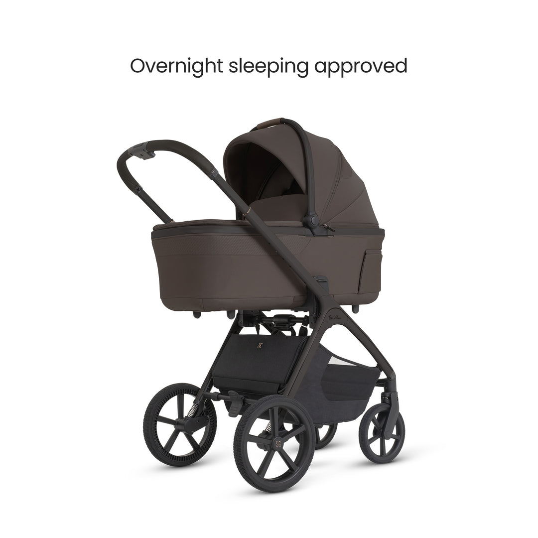 Silver Cross Cove 2 Cybex Cloud T Car Seat Bundle - Chocolate