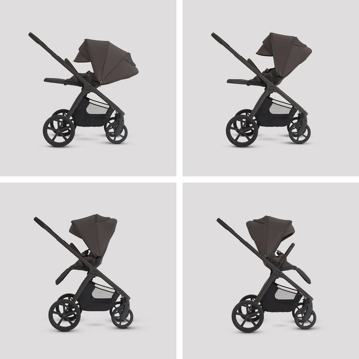 Silver Cross Cove 2 Maxi-Cosi Pebble Slide Pro Car Seat Bundle - Chocolate