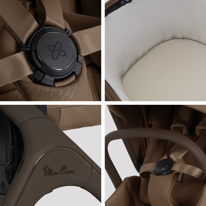 Silver Cross Cove 2 Cybex Cloud T Car Seat Bundle - Maple
