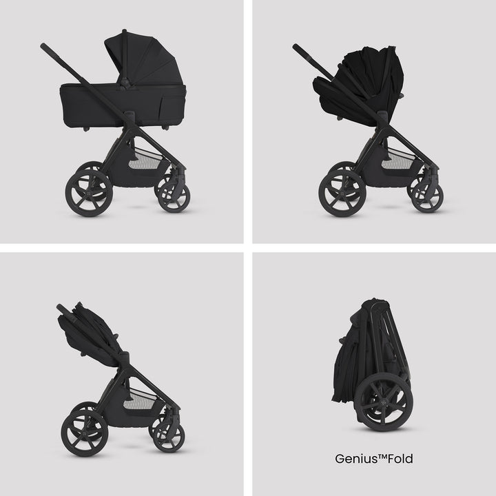 Silver Cross Cove 2 Cybex Cloud T Car Seat Bundle - Onyx