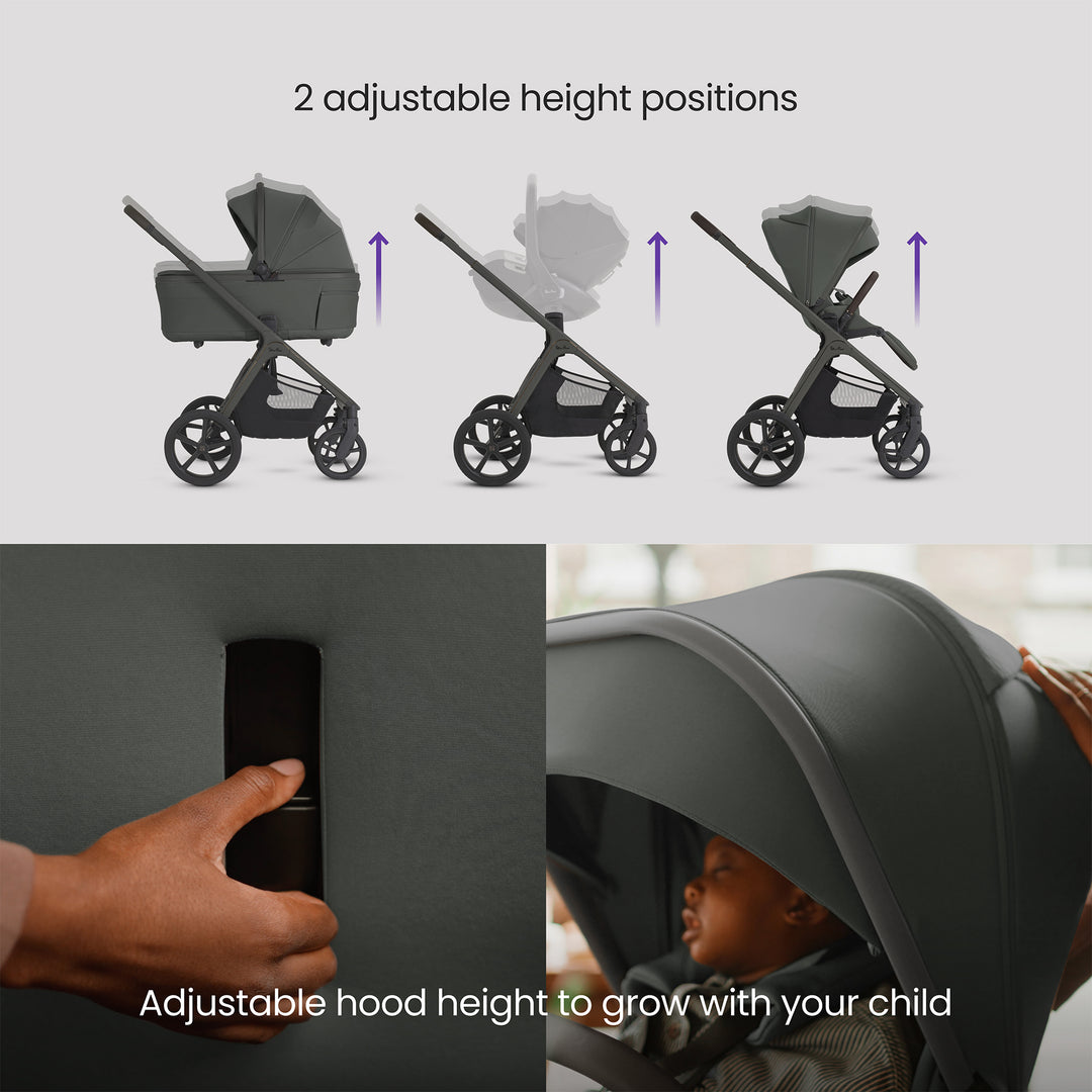 Silver Cross Cove 2 Cybex Cloud T Car Seat Bundle - Pewter