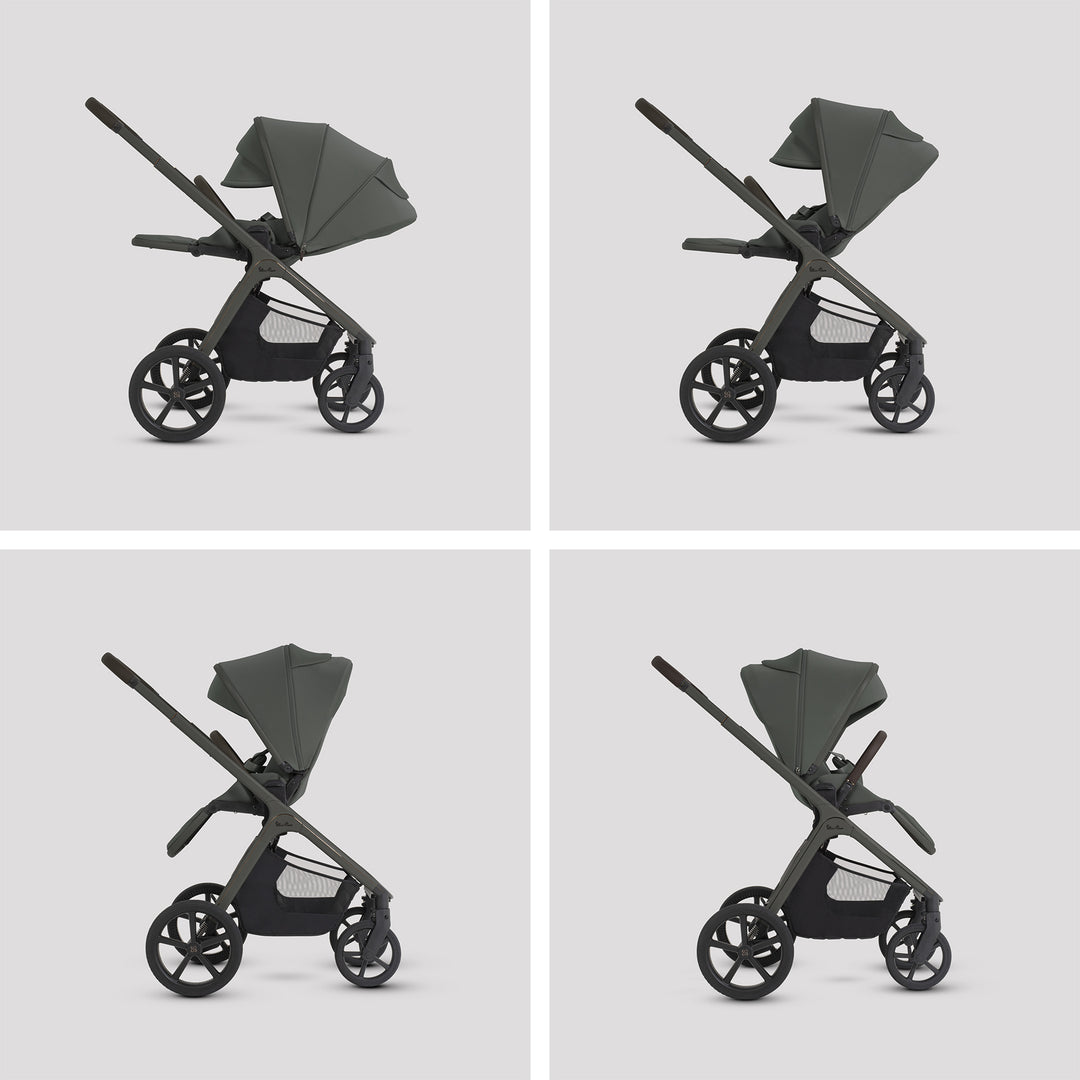 Silver Cross Cove 2 Maxi-Cosi Pebble Slide Pro Car Seat Bundle - Pewter