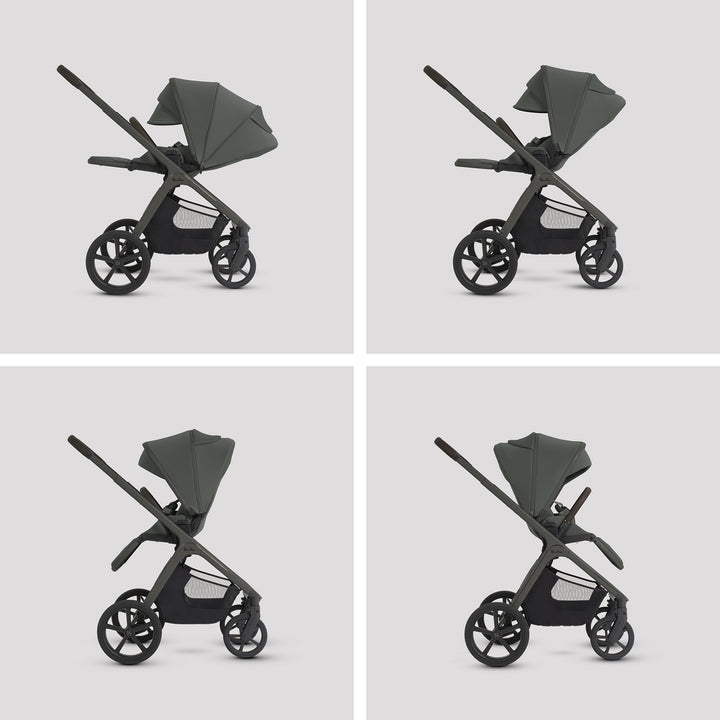 Silver Cross Cove 2 Cybex Cloud T Car Seat Bundle - Pewter