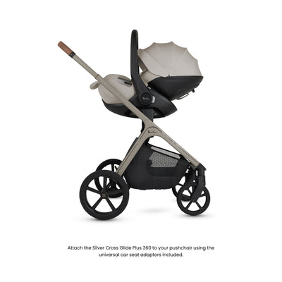 Silver Cross Cove Ultimate 360 Car Seat Bundle - Champagne