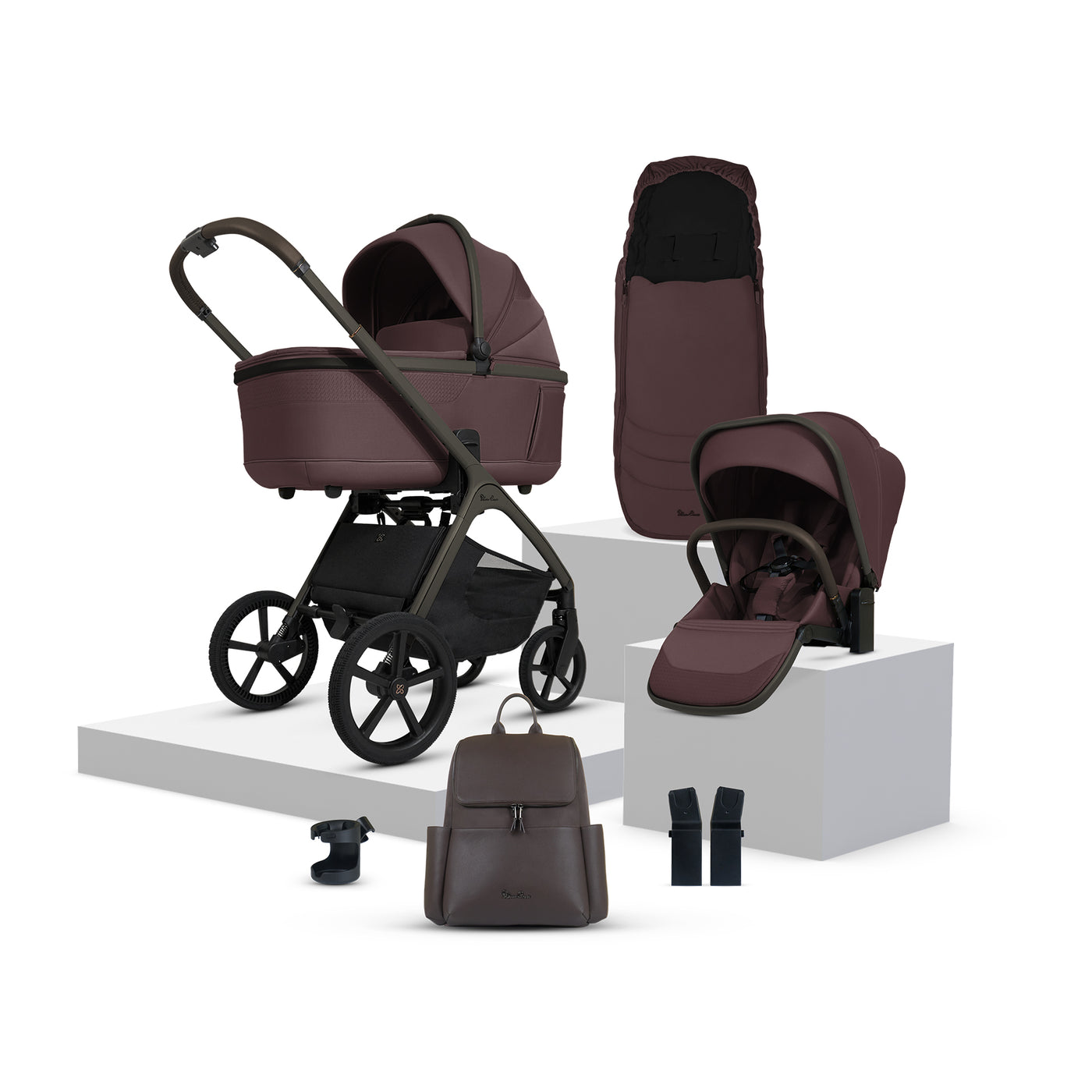 Silver Cross Cove Accessory Bundle - Damson