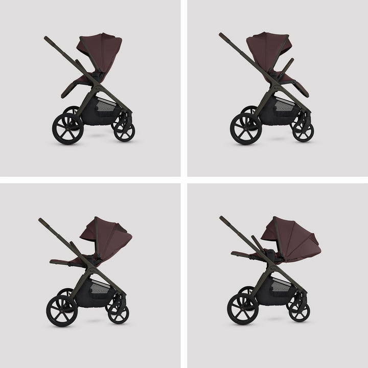 Silver Cross Cove Ultimate 360 Car Seat Bundle - Damson