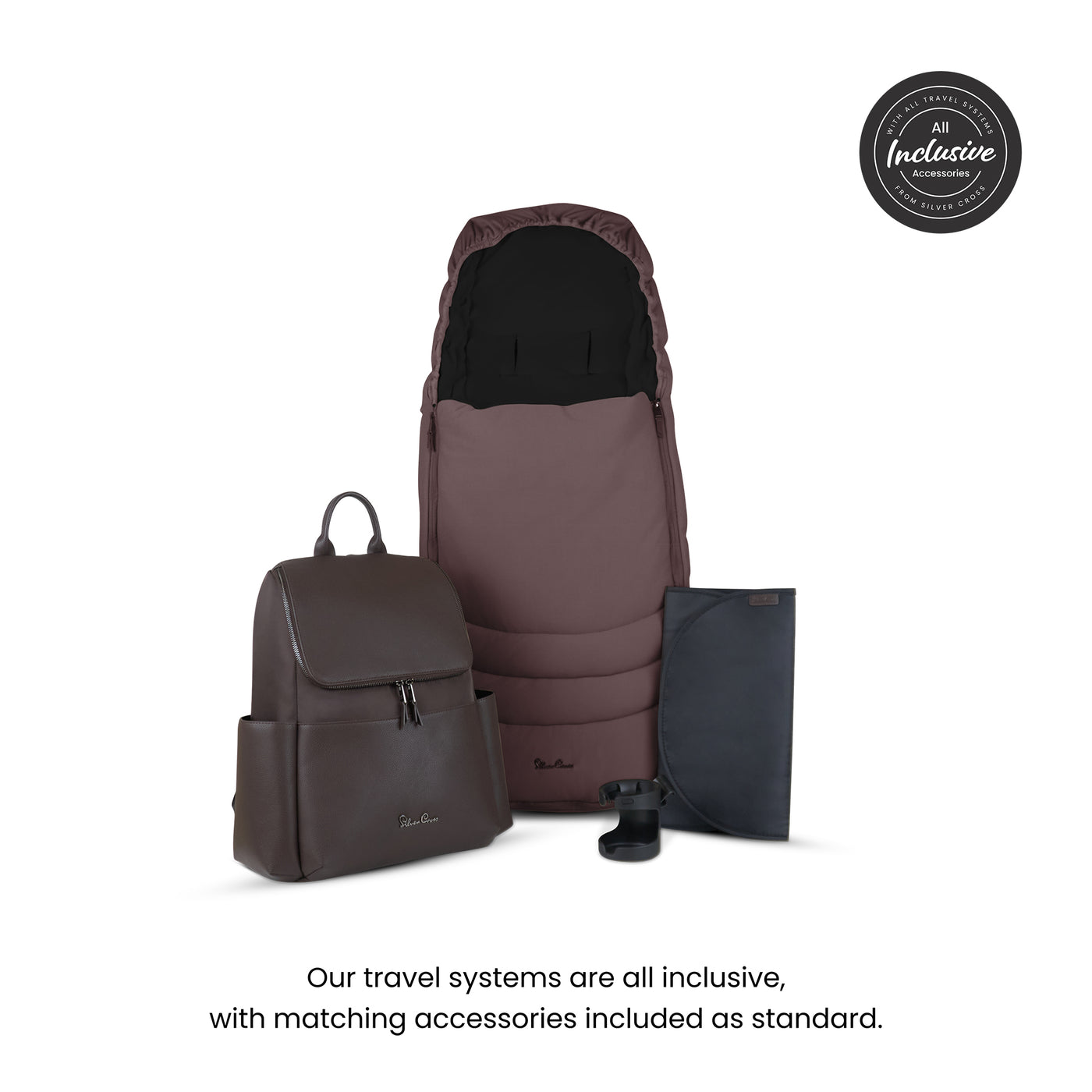 Silver Cross Cove Accessory Bundle - Damson