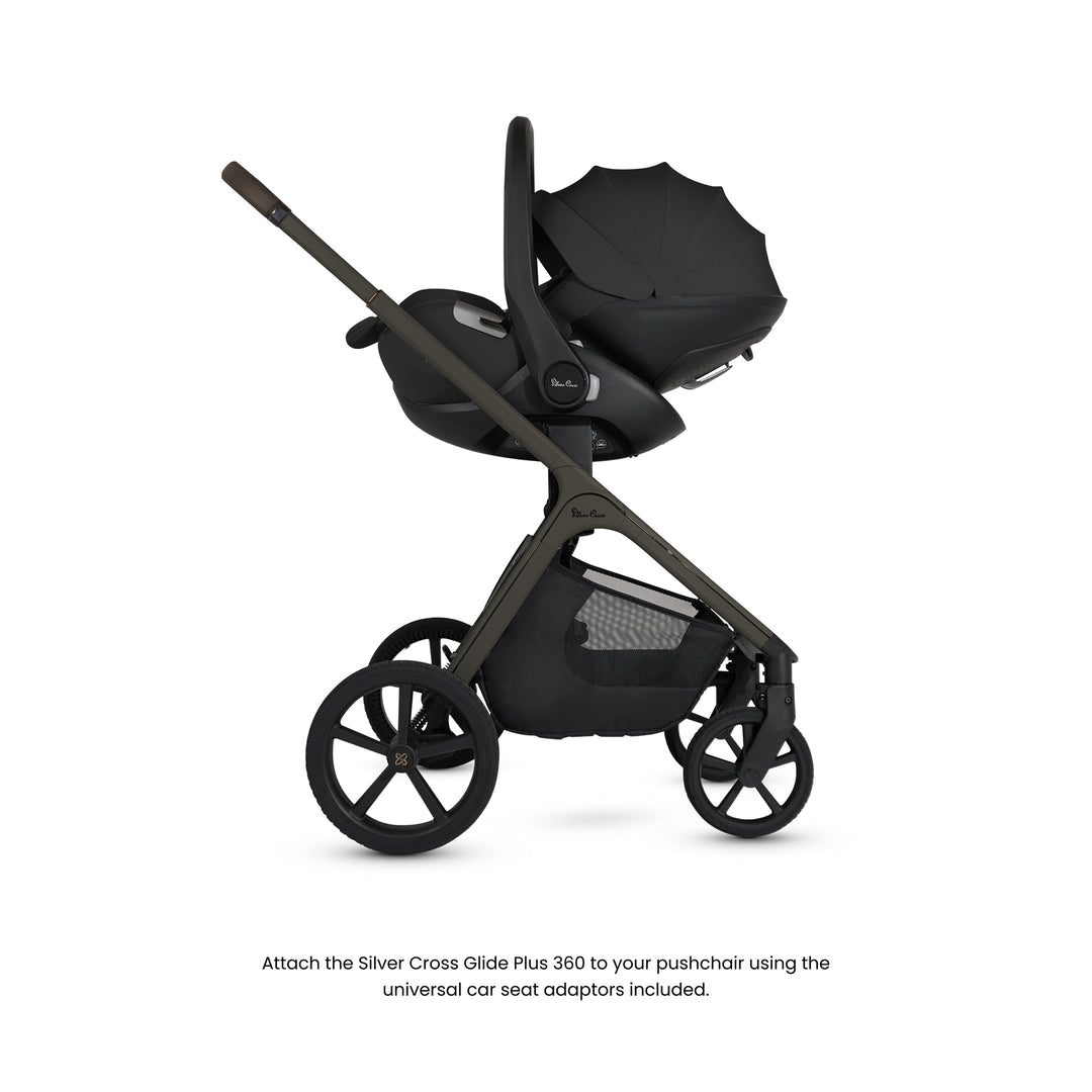 Silver Cross Cove Ultimate 360 Family Car Seat Bundle - Damson
