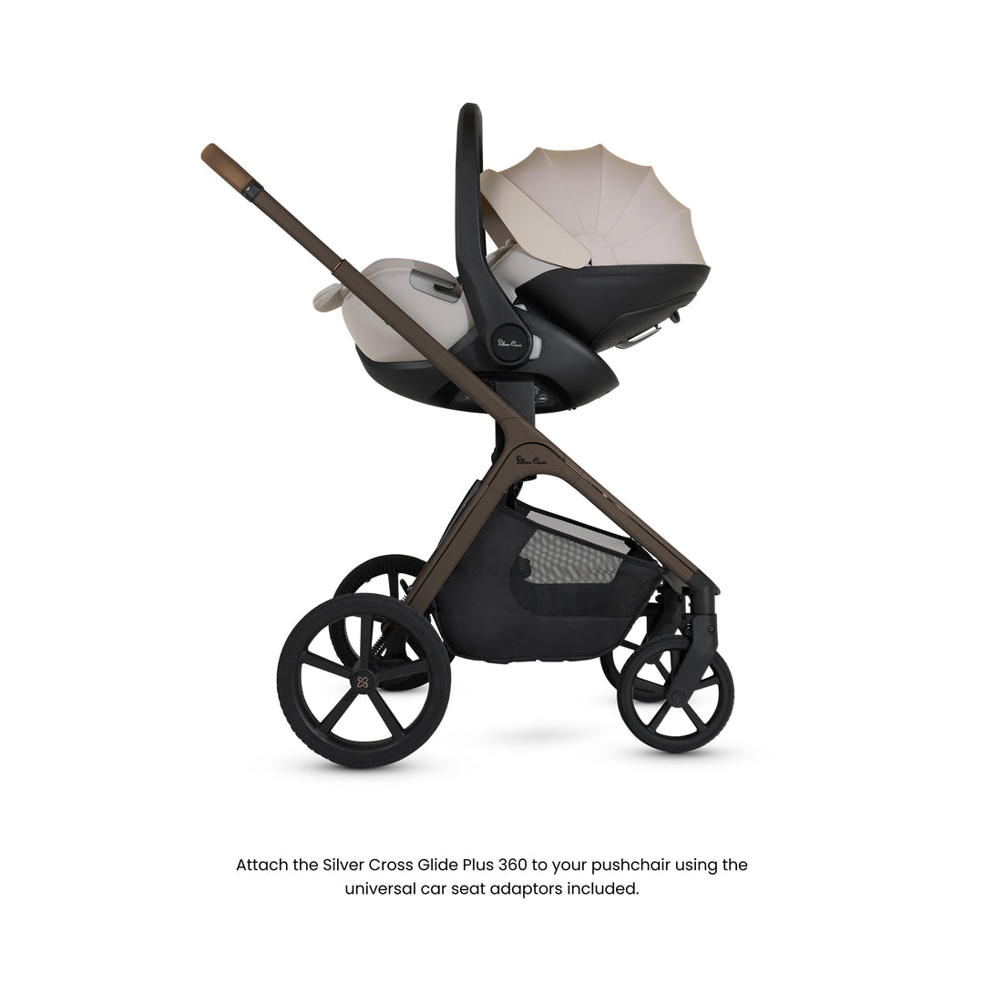 Silver Cross Cove Ultimate 360 Car Seat Bundle - Maple