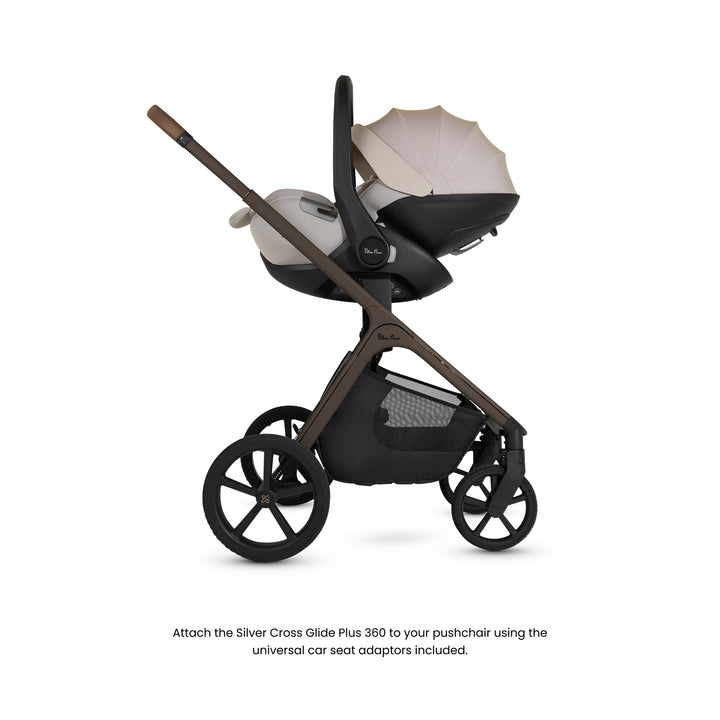 Silver Cross Cove Ultimate 360 Car Seat Bundle - Maple