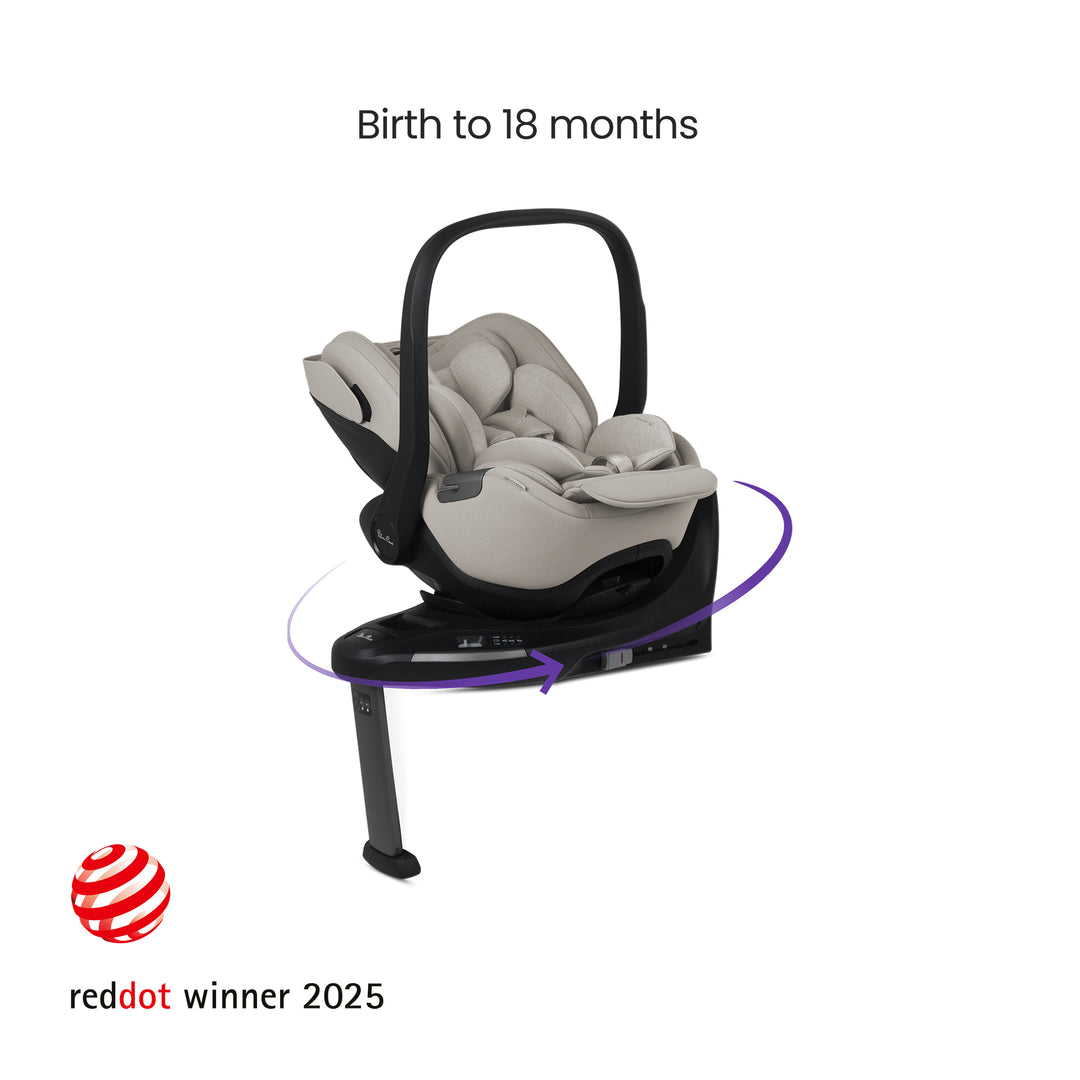 Silver Cross Cove Ultimate 360 Car Seat Bundle - Maple