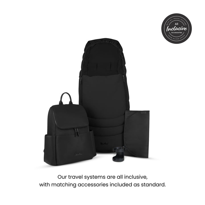 Silver Cross Cove Ultimate 360 Car Seat Bundle - Onyx