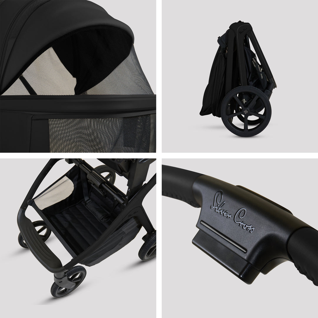 Silver Cross Cove Ultimate 360 Car Seat Bundle - Onyx