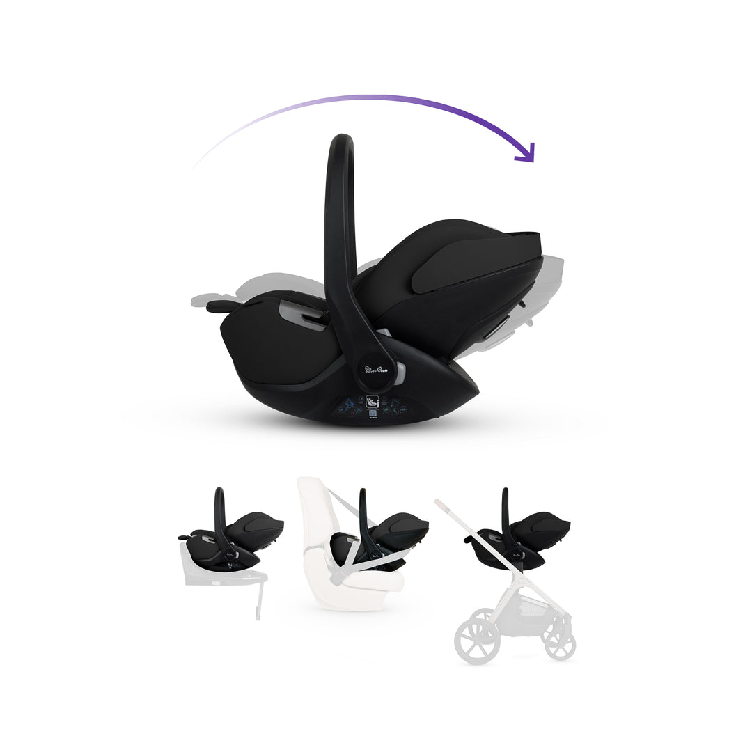 Silver Cross Cove Ultimate 360 Family Car Seat Bundle - Onyx