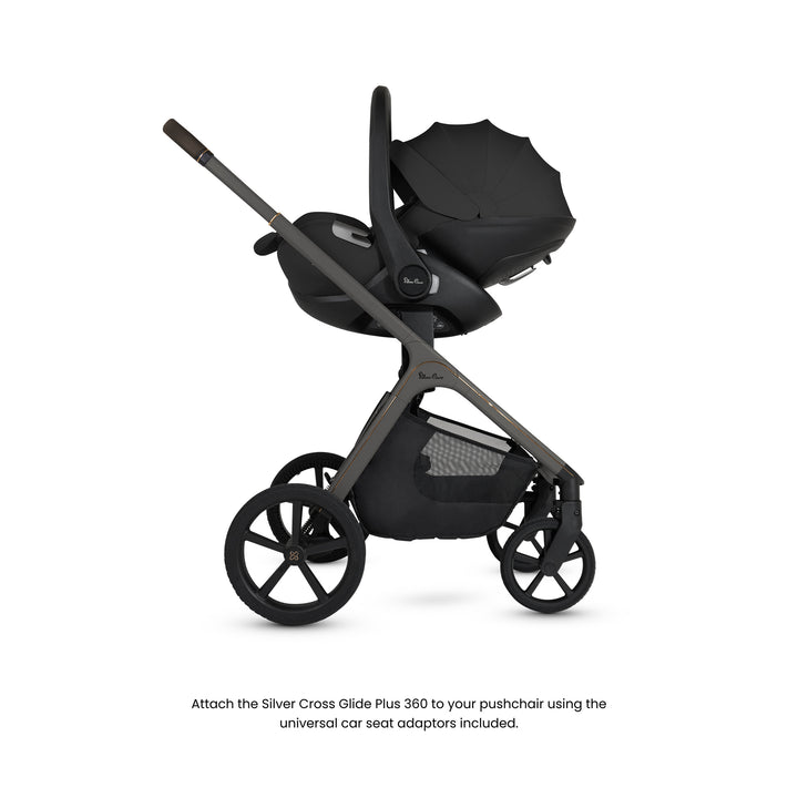 Silver Cross Cove Ultimate 360 Family Car Seat Bundle - Onyx