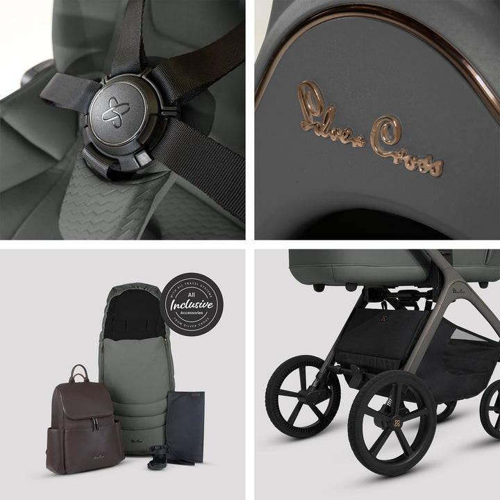 Silver Cross Cove Accessory Bundle - Pewter