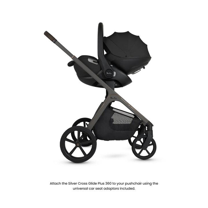 Silver Cross Cove Ultimate 360 Car Seat Bundle - Pewter