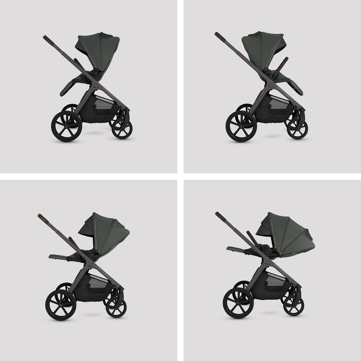 Silver Cross Cove Ultimate 360 Family Car Seat Bundle - Pewter