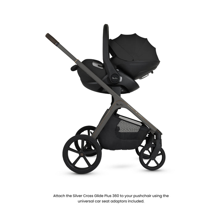 Silver Cross Cove Ultimate 360 Family Car Seat Bundle - Pewter