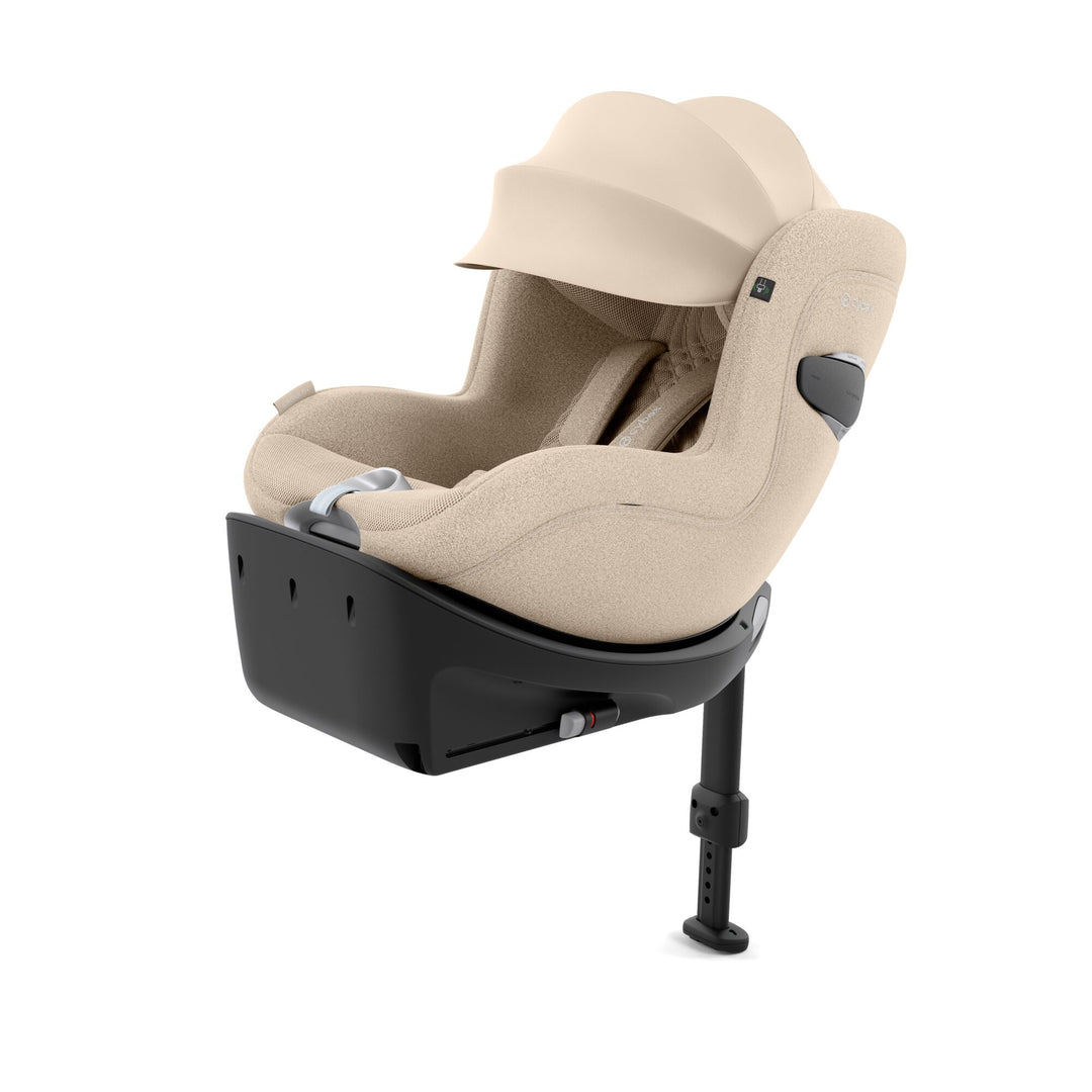 Cybex Sirona Ti i-Size 360° Car Seat with ISOFIX Base - Cozy Beige