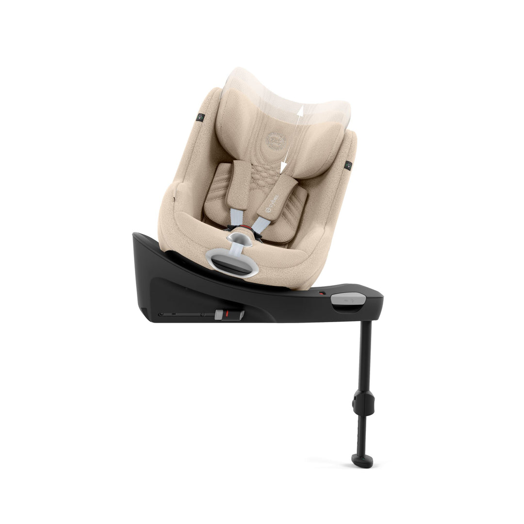 Cybex Sirona Ti i-Size 360° Car Seat with ISOFIX Base - Cozy Beige