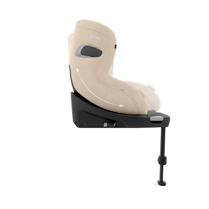 Cybex Sirona Ti i-Size 360° Car Seat with ISOFIX Base - Cozy Beige