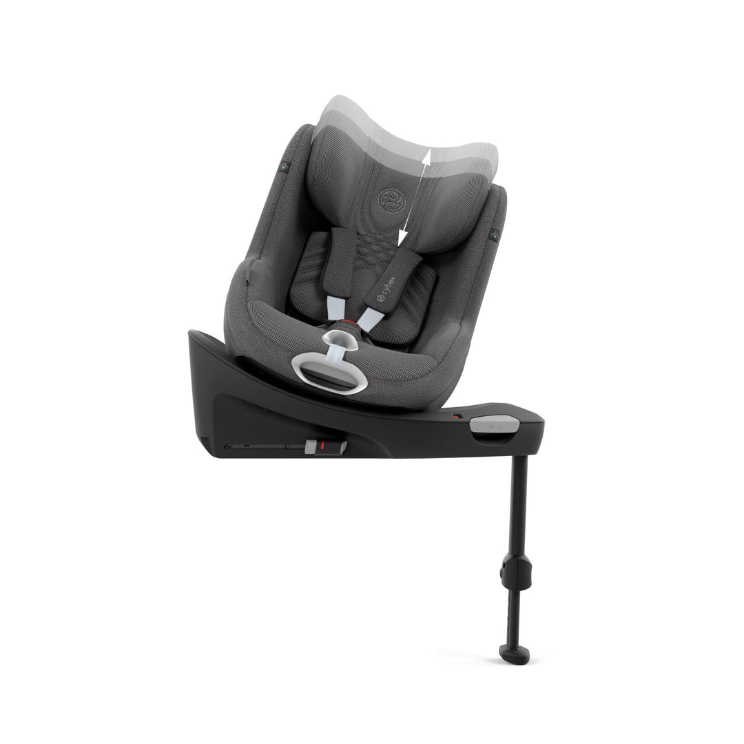 Cybex Sirona Ti i-Size 360° Car Seat with ISOFIX Base - Mirage Grey