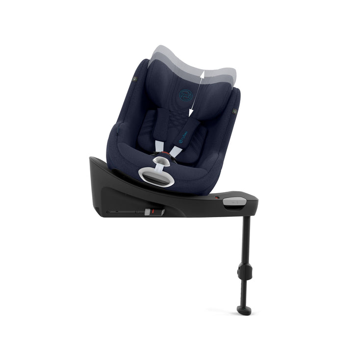 Cybex Sirona Ti i-Size 360° Car Seat with ISOFIX Base - Nautical Blue