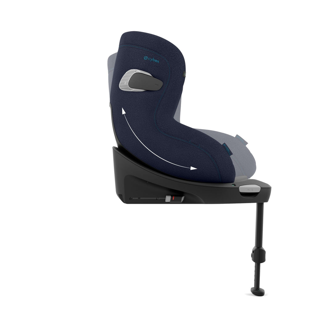 Cybex Sirona Ti i-Size 360° Car Seat with ISOFIX Base - Nautical Blue