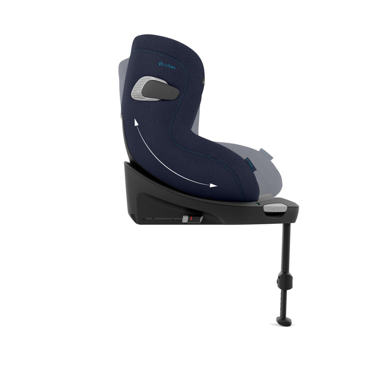 Cybex Sirona Ti i-Size 360° Car Seat with ISOFIX Base - Nautical Blue