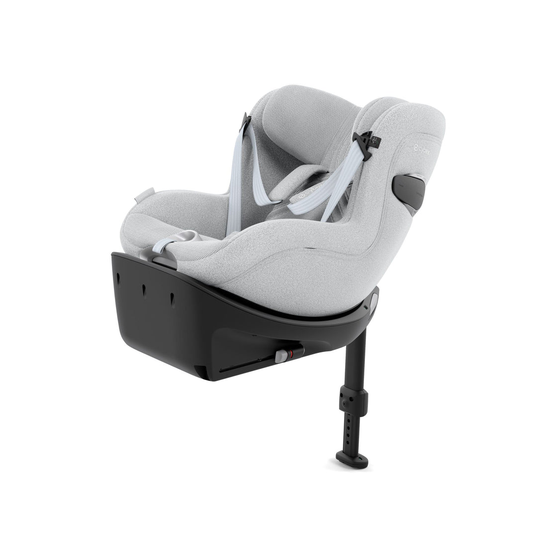 Cybex Sirona Ti i-Size 360° Car Seat with ISOFIX Base - Platinum White