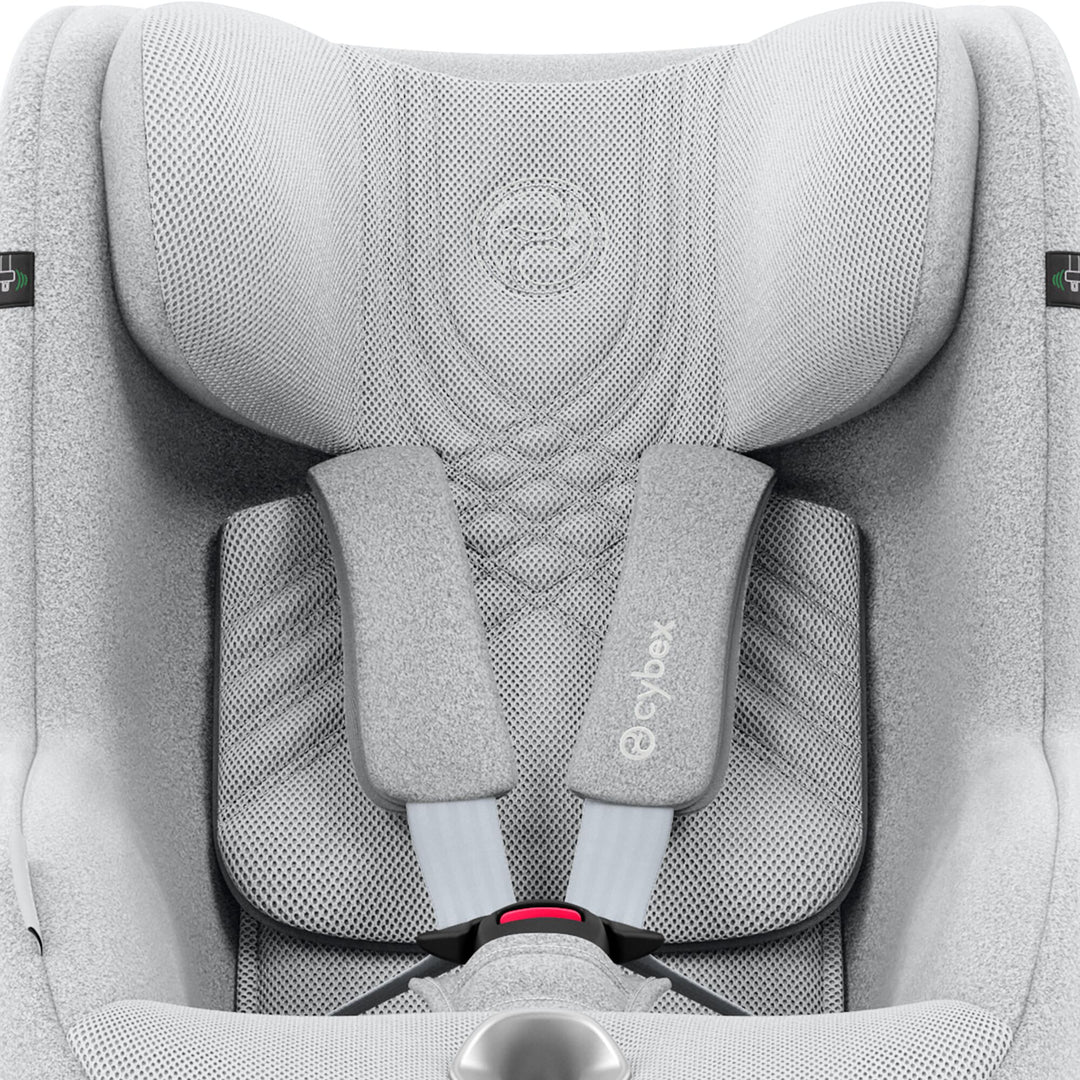 Cybex Sirona Ti i-Size 360° Car Seat with ISOFIX Base - Platinum White