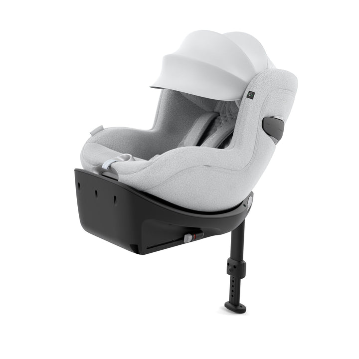Cybex Sirona Ti i-Size 360° Car Seat with ISOFIX Base - Platinum White