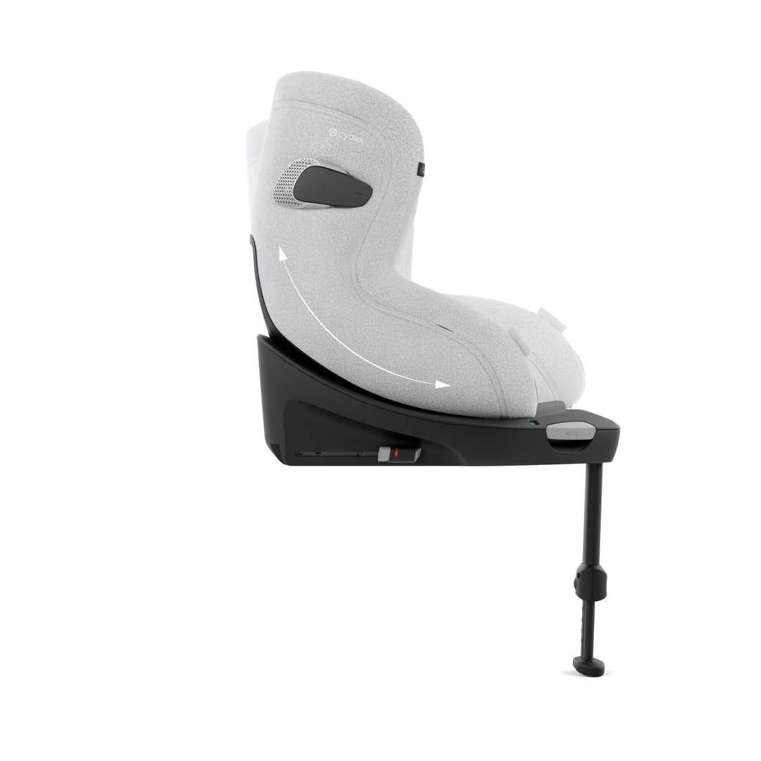 Cybex Sirona Ti i-Size 360° Car Seat with ISOFIX Base - Platinum White