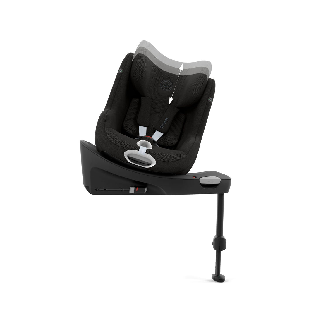 Cybex Sirona Ti i-Size 360° Car Seat with ISOFIX Base - Sepia Black