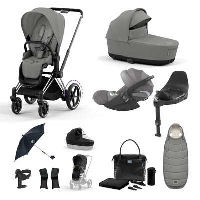 Cybex e-Priam Bundle - Mirage Grey