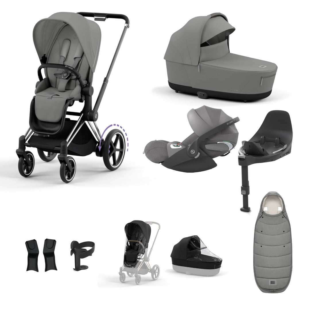 Cybex e-Priam Bundle - Mirage Grey