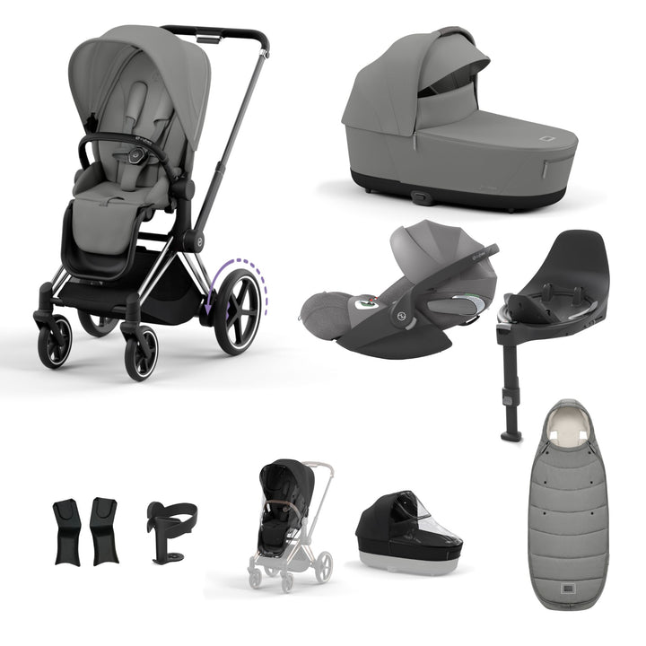 Cybex e-Priam Bundle - Mirage Grey