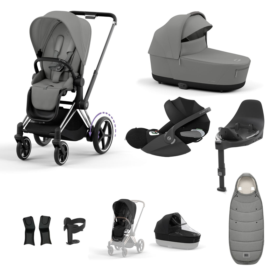 Cybex e-Priam Bundle - Mirage Grey