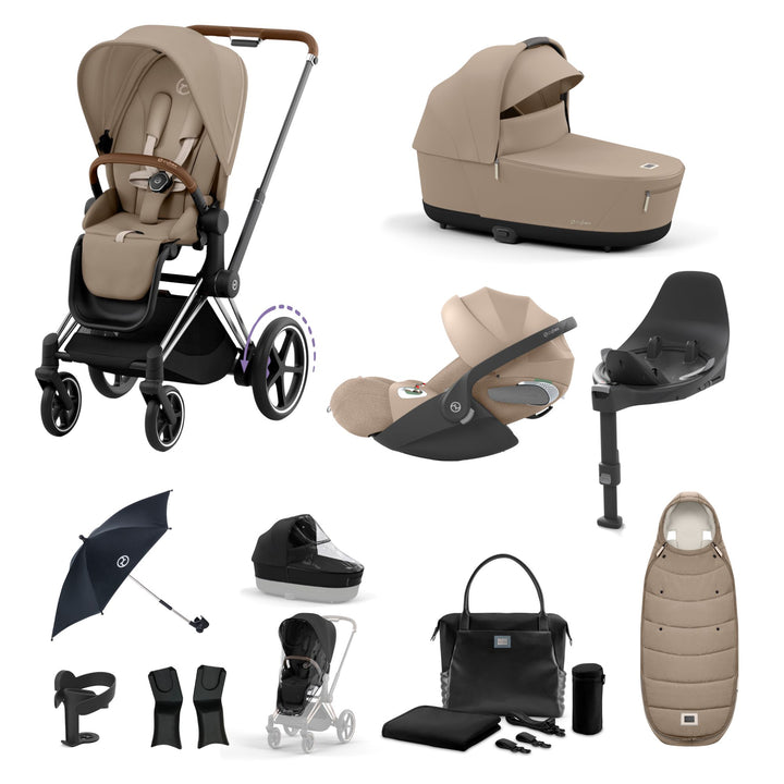 Cybex e-Priam Bundle - Cozy Beige
