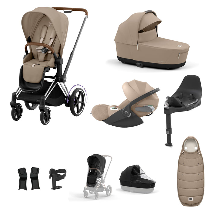 Cybex e-Priam Bundle - Cozy Beige