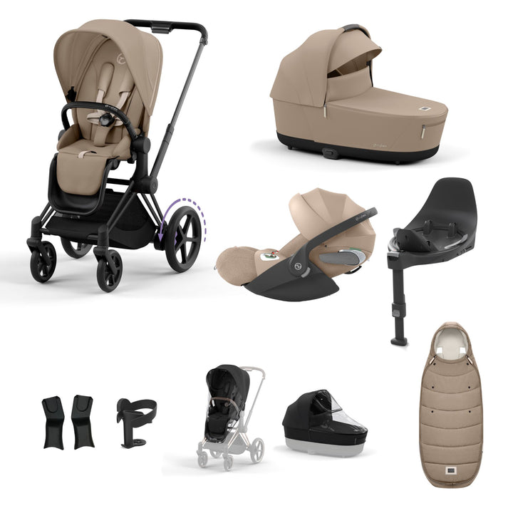 Cybex e-Priam Bundle - Cozy Beige