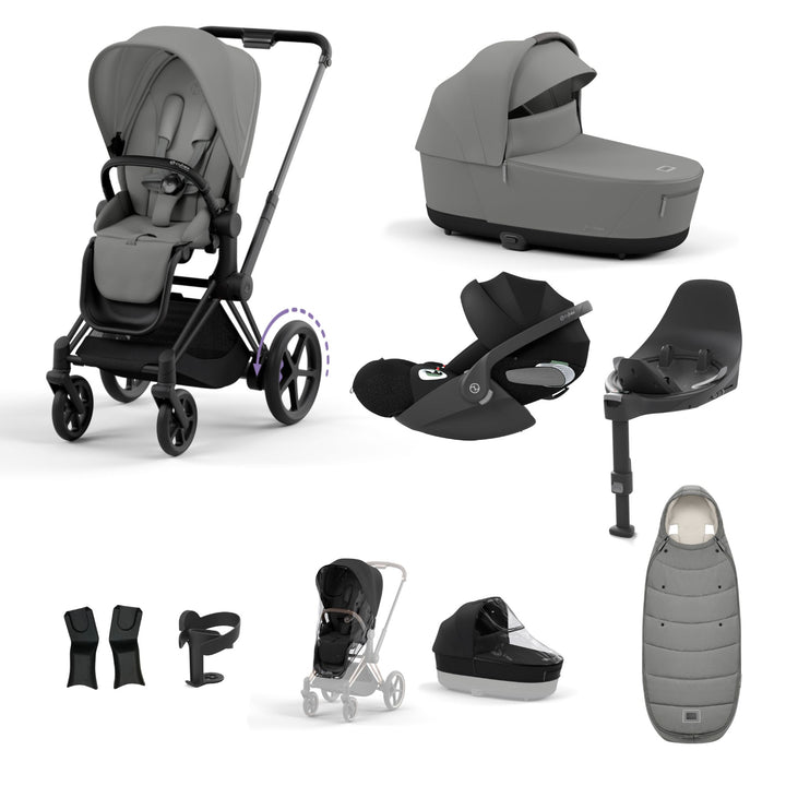 Cybex e-Priam Bundle - Mirage Grey