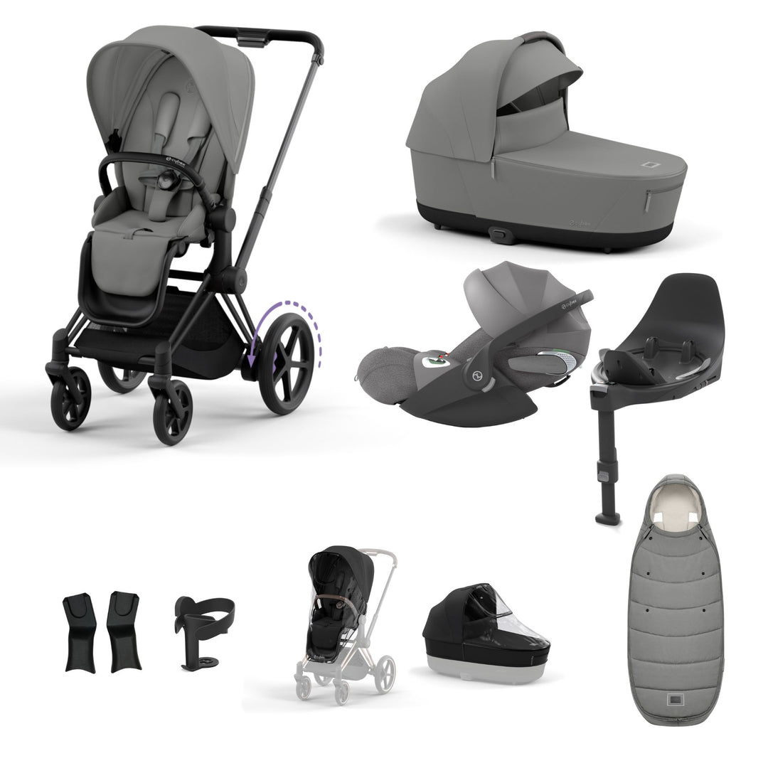 Cybex e-Priam Bundle - Mirage Grey