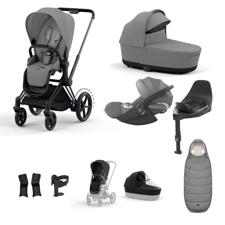Cybex e-Priam Bundle - Mirage Grey